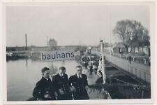 Foto U-Boot Crew, Hafen Kriegsmarine, Spanienkreuz (7271a)