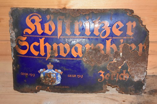 Altes emailschild 30er - altes,