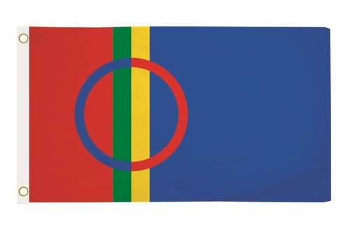 Fahne flagge sami - fahne, lappland