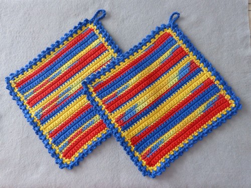 Topflappen handarbeit - topflappen,,