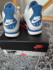 Nike Air Jordan 4 Retro Military Blue, Größe EU 43