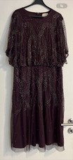 Lace&Beads Abendkleid Pailletten Kleid Festkleid aubergine NEU Gr. 46