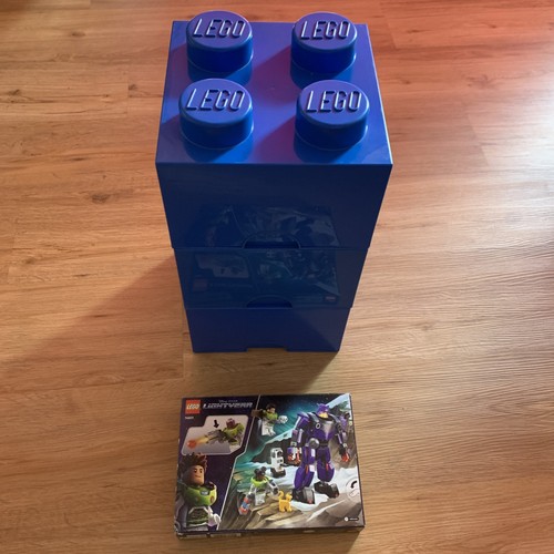 Duplo aufbewahrungsbox blau - 3x,