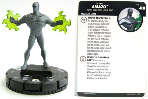 Heroclix 012 amazo - heroclix,