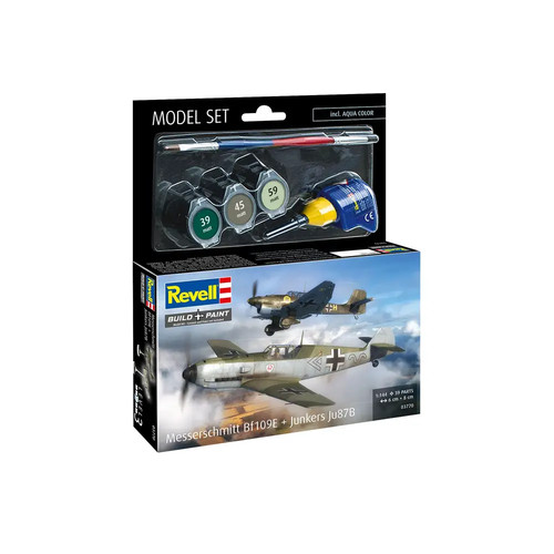 Model set messerschmitt bf109e - set,