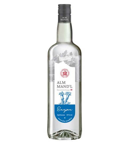 Alm mand enzian schnaps - alm,