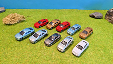 10 Stück Modellautos Modelautos für Modellbau 1:100 Modelleisenbahn Spur TT NEU