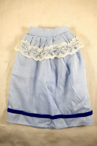 Blauer puppenrock - blauer,