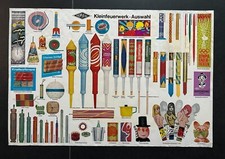 DEPYFAG Feuerwerk Plakat Vintage 49x72cm Collage 70er 80er Poster Pyro Silvester