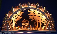 3D LED Schwibbogen geschnitzte