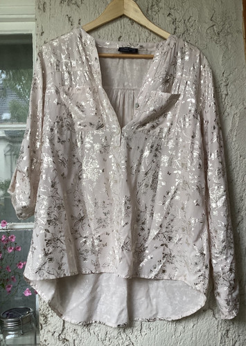 Blusenshirt elegant beige - blusenshirt,