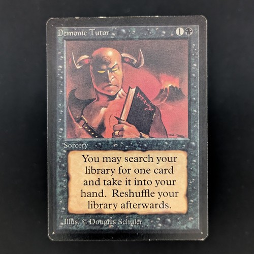 Mtg demonic tutor - mtg, (gd)