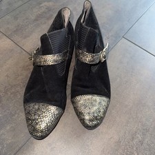 Tanzschuhe Steppschuhe Metall Damen Gr. 39 schwarz Pumps Stiefelette Schuhe