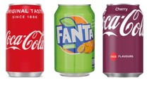 Mixpaket Getränke 72 Dosen XXL ( Coca Cola, Fanta Exotic, Cherry Coke )