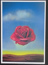 Dali  Rose, Kunstdruck 50 x 70