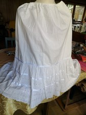 Dirndlunterrock, Weiss, Gr L