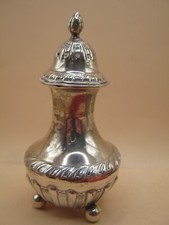 Birmingham 1903 Sterlingsilber Salz oder Pfefferstreuer - Beutel 3