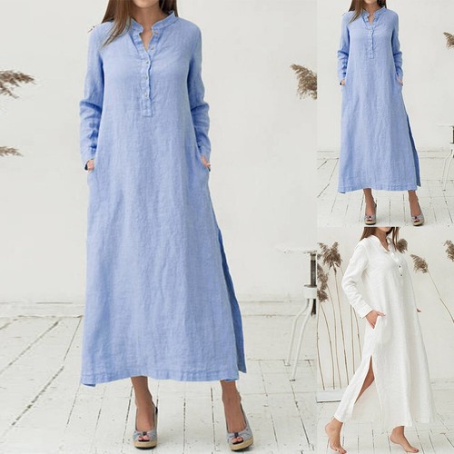 Kleid lang loser kaftan - lang,