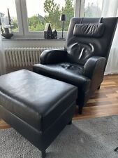 Wittmann Designer Sessel mit Fußbank