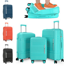 Koffer Reisekoffer Unzerstörbar Handgepäck Hartschalen Kofferset Trolley M-L-XL