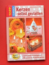 Kerzen selbst gestalten, Anleitungen, Buch, guter Zustand