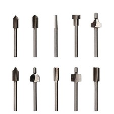 10 tlg. HSS Fräser-Set