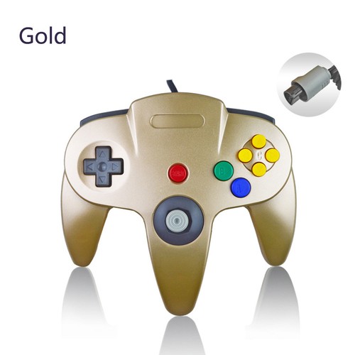 Gold n64 gamepad - gold, controller
