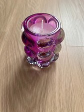 Bolsius Kerzenhalter, Glas, Pink, Top Zustand!