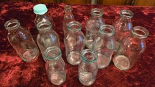 10 original DDR Milchflaschen