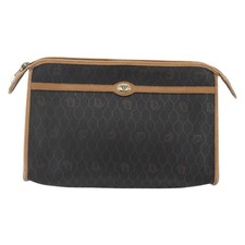 Christian Dior Honeycomb Kulturtasche Kosmetiktasche Canvas Clutch Bag Tasche