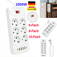 6/8/10Fach Steckdosenleiste