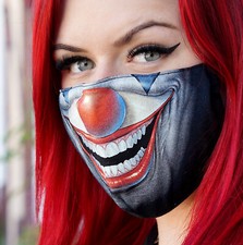 JOKER ATMEMASKE MASKE CLOWN