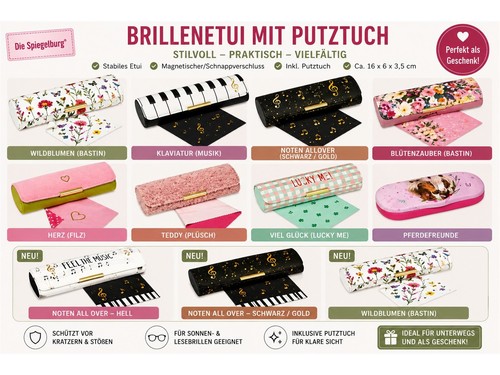 Brillenetui mit putztuch - mit,