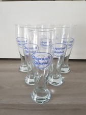 6x Augustiner  Weißbier Glas 0,5l Hefe Kristall Weizen Gläser Geeicht Gastro