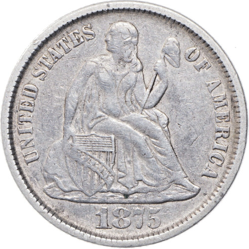 Cent dime 1877 cc - dime,