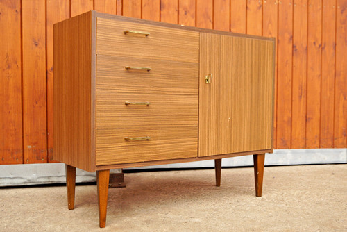 Sideboard nussbaum vintage 60s - sideboard,
