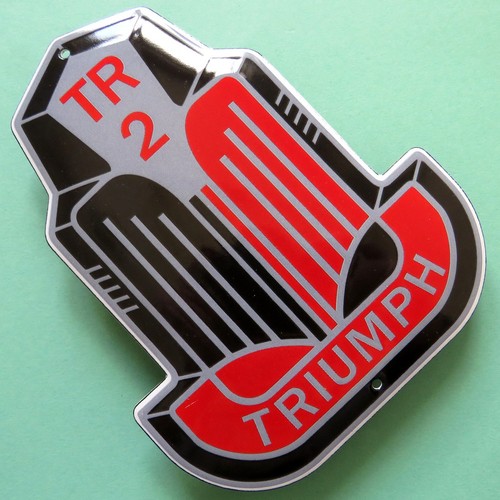 Triumph tür emailschild - tür,