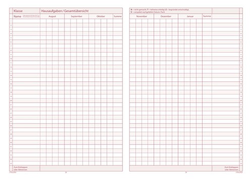 Anwesenheitsheft timetex - a4, |