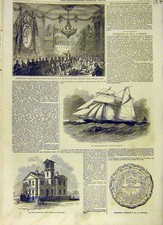 Alter antiker Druck Pevensey