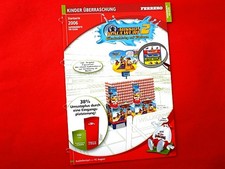 2006 FERRERO D  Werbefolder 3 Ü-Ei Serie MISSION MAULWURF 2