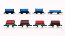 Minitrix/u.a. N Konvolut Kipploren Niederbordwagen "Neckar-Kieswerke AG."