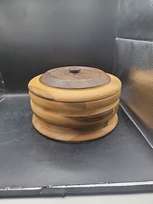 Round Wooden Roti Chapati Box