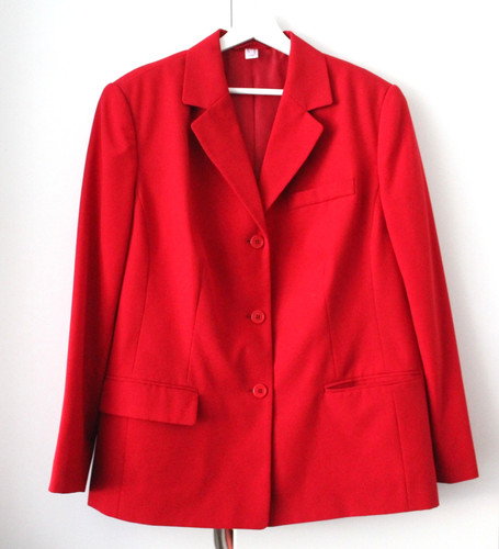 Eleganter damen roter - roter, blazer