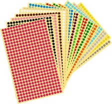 Colored Dot Stickers Klebepunkte Bunt Klebepunkte Aufkleber Rund 16 Bilder 16