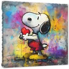 Snoopy Zartes Herz - verliebt