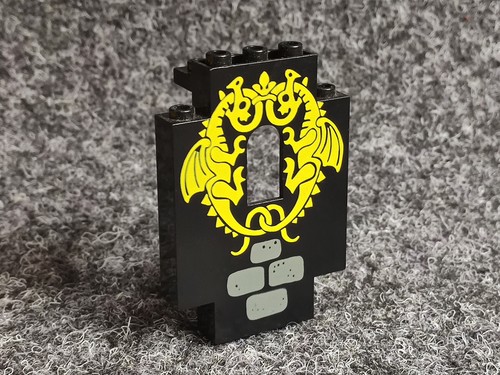 Lego 4444pb03 burg panel - lego, 2x5x6