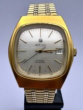 Roamer Micro Quartz • Swiss • Vintage • Flex Armband •