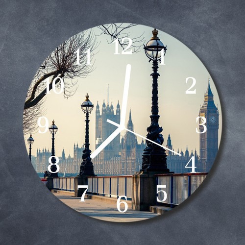 Tulup echt glas uhr - echt-glas, wanduhr