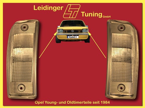 Kadett blinkerglas satz - blinkerglas,