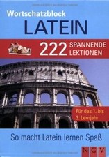 Wortschatzblock Latein: 222 spannende Lektionen für A... | Buch | Zustand gut